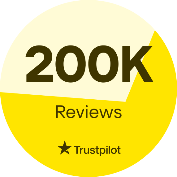 Trustpilot 200K Reviews Badge