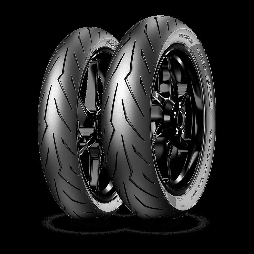 Pirelli Diablo Rosso Sport 70/90-17 38S | Motorcycle Tyres at Protyre