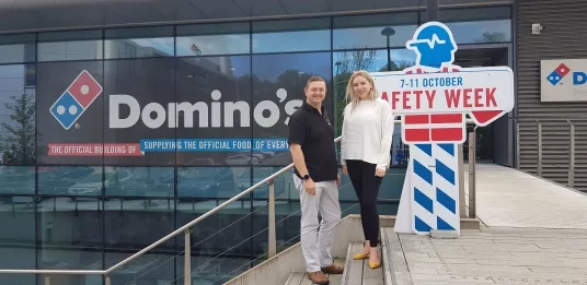 Protyre visit Domino's offices for Tyre Safety Month