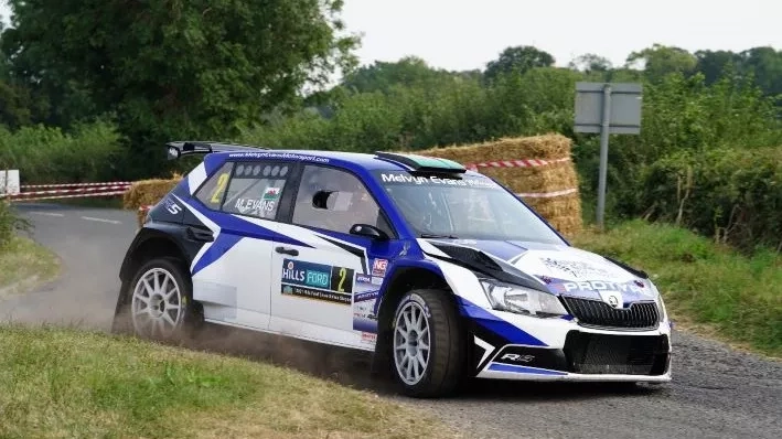 Melvyn Evans extends Protyre MSUK Asphalt Rally Championship lead with maximum points on the Hills Ford Three Shires