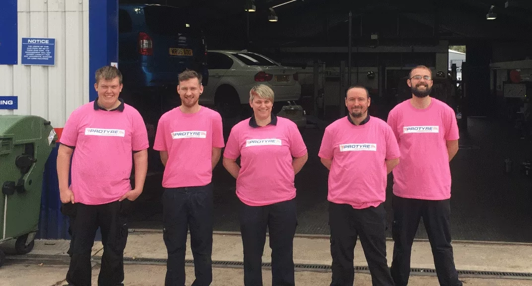 Protyre Faringdon show their support for Women’s International Cycling Tour 2019