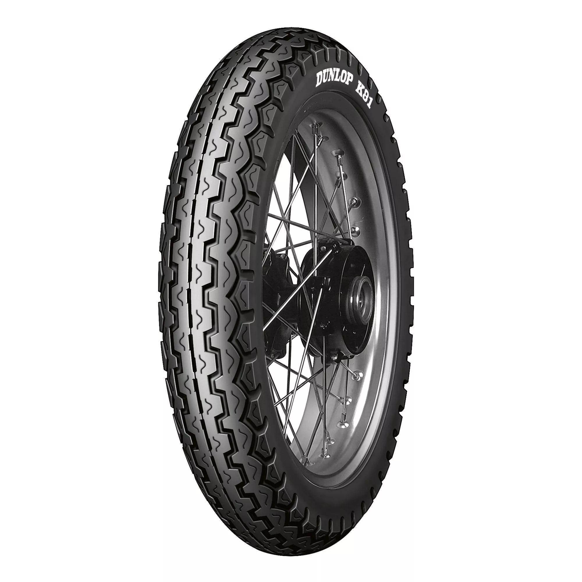 Photos - Motorcycle Tyre Dunlop  TT100 K81 - Motorcyle Tyres - Premium Tyres - Protyre - 4.10-18 59H 652940 