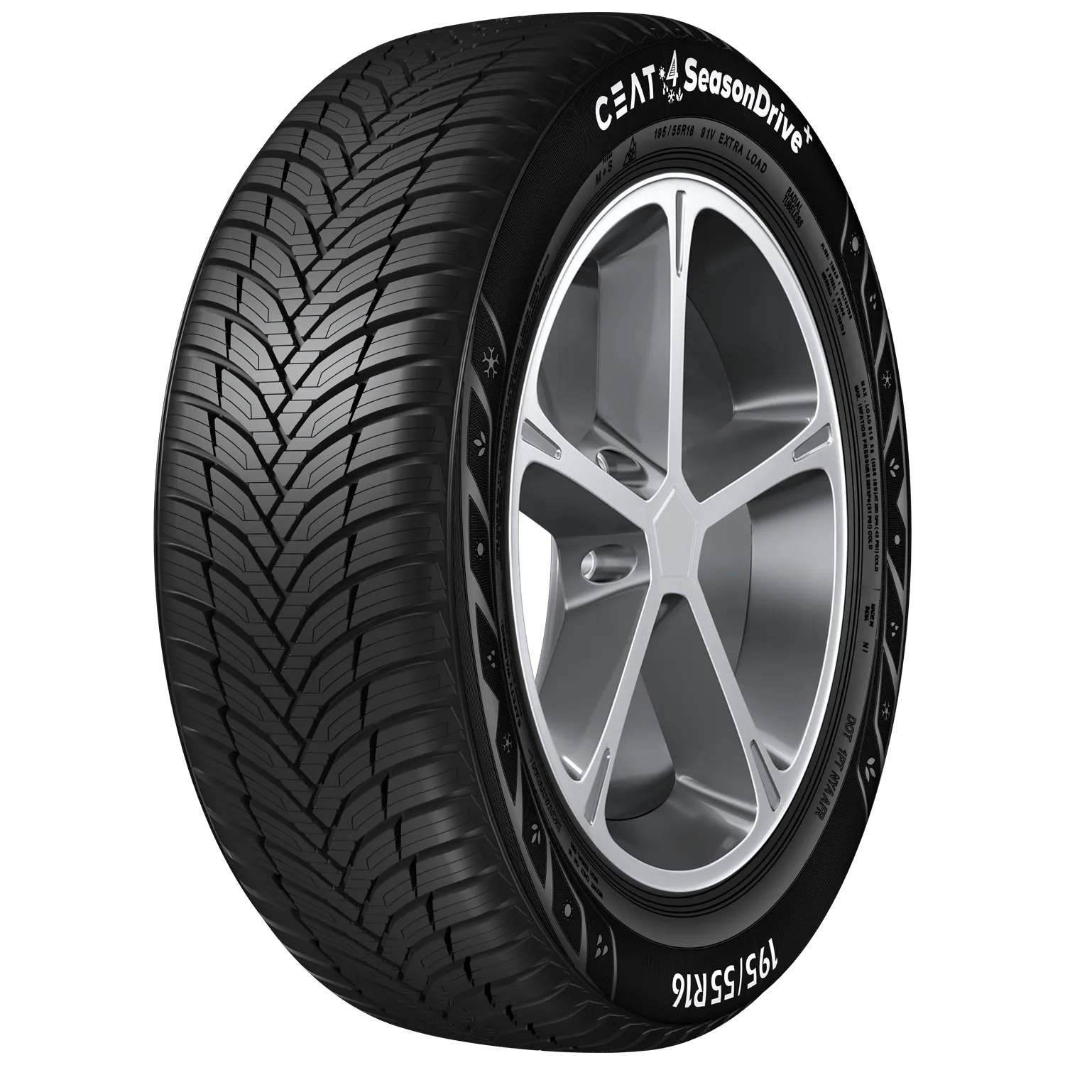 Ceat - 4SeasonDrive+ - Car Tyre - 225/45R17 94V XL
