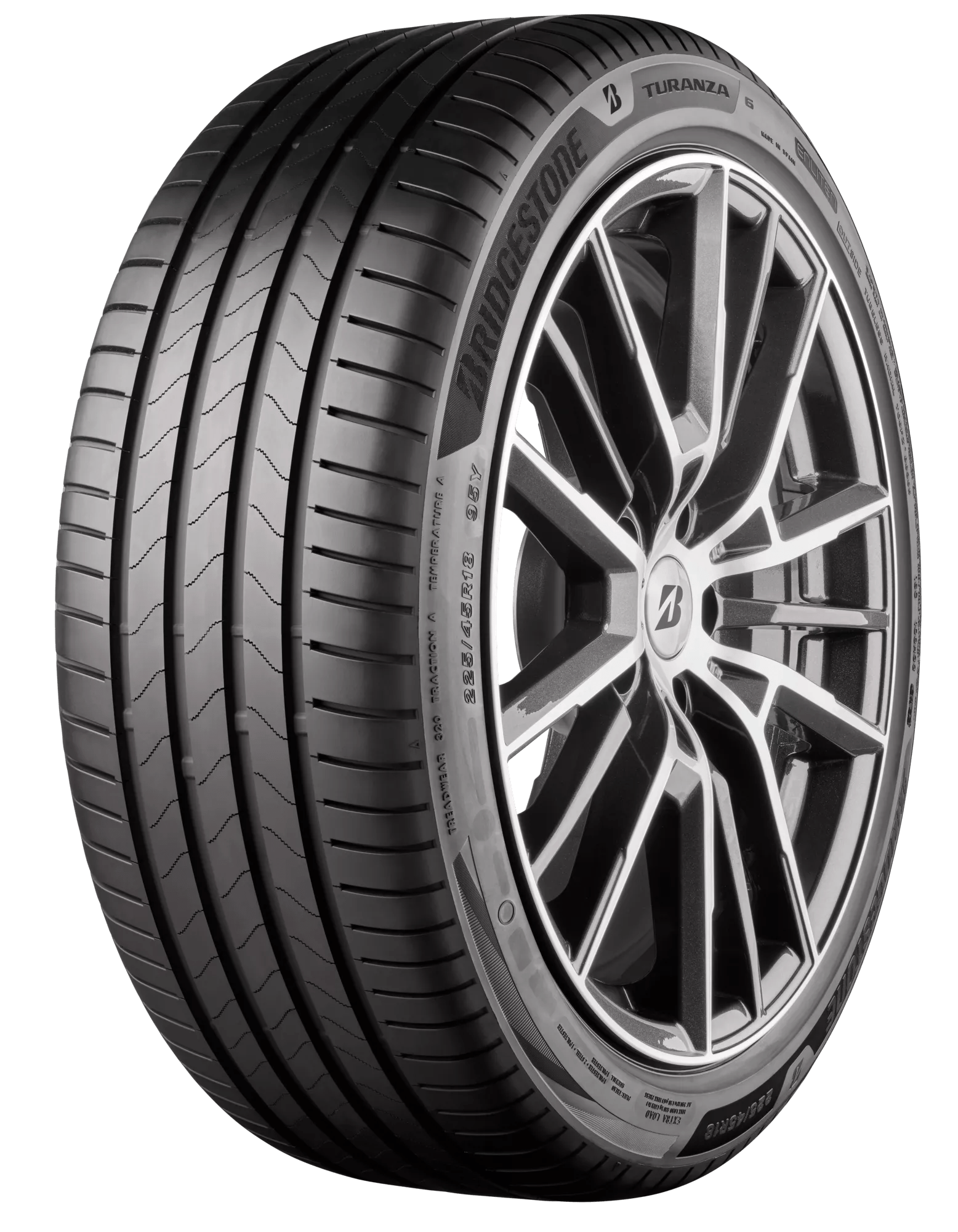 225/55R19 Bridgestone Turanza 6 99V Tyre - 4x4 Tyres