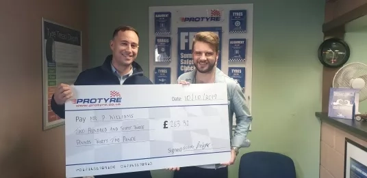 First customer to win the cost of their tyres back announced