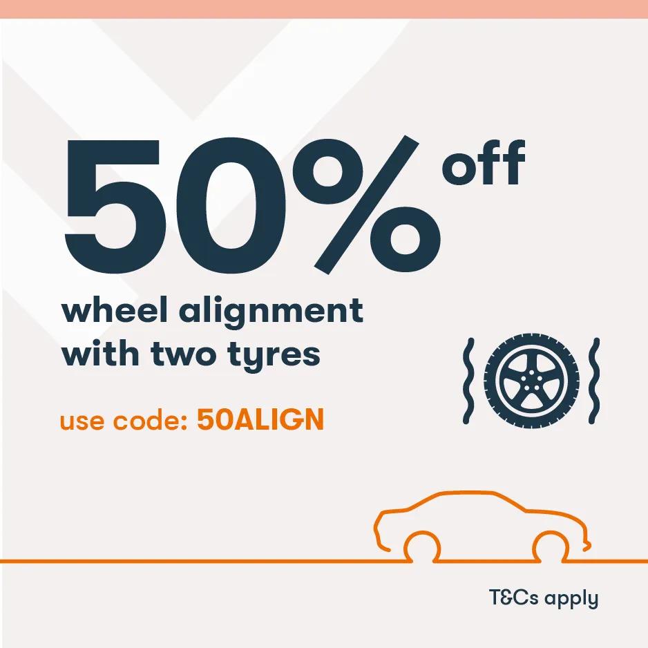 wheel alignment offer
