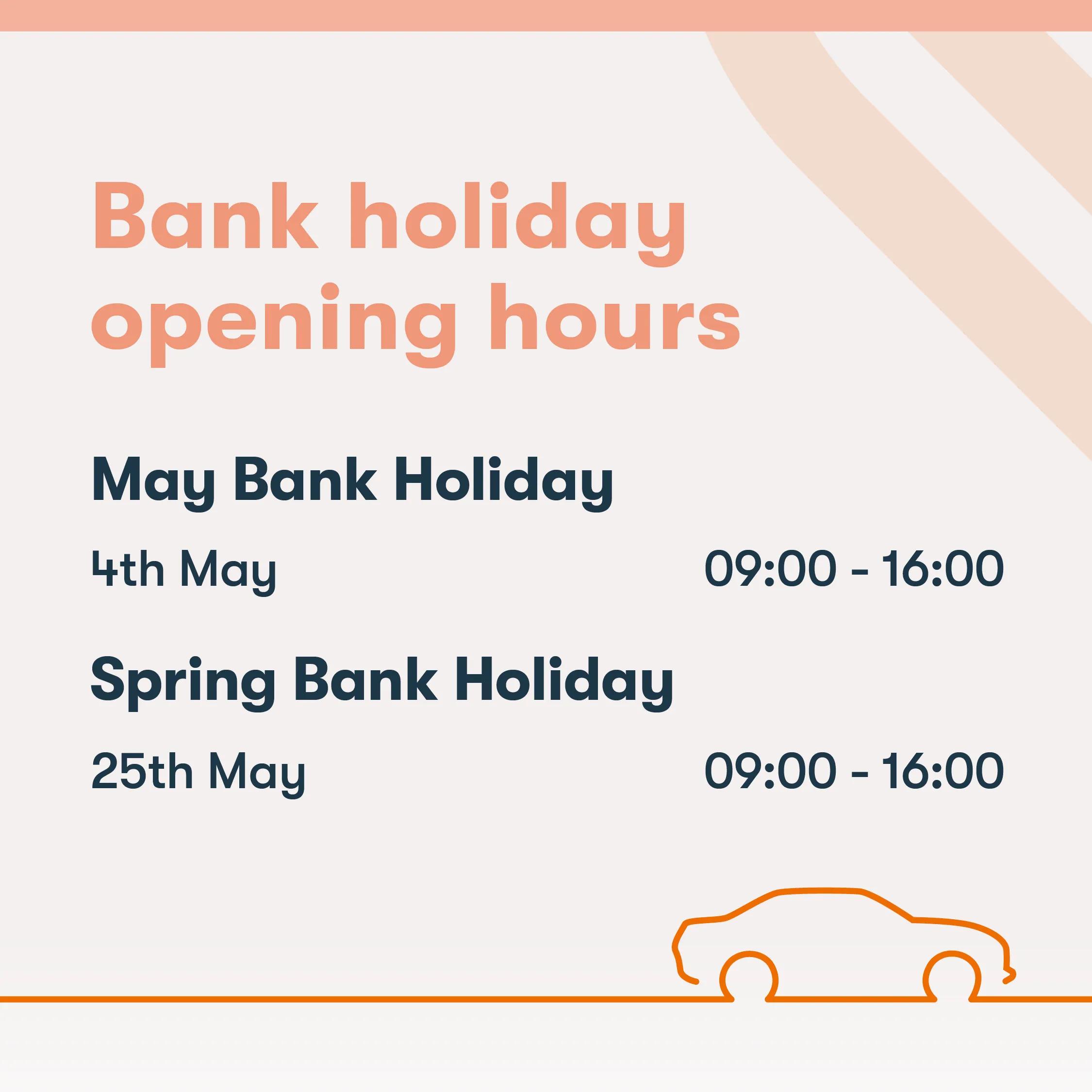 Bank Holiday servicing offer