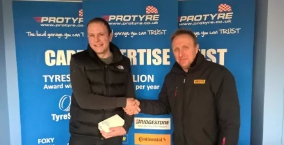 Tyre & Auto Hayling customer wins a Samsung Mobile Phone