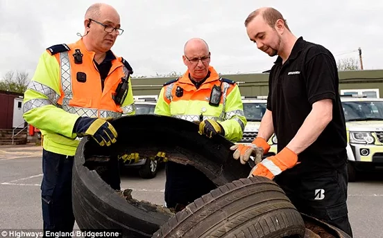 Checking tyre pressure and damage saves lives